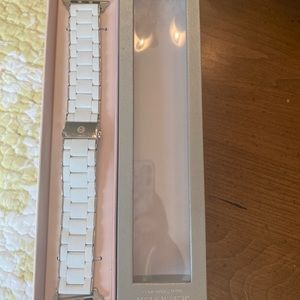 Michele watch band, compatible with Apple Watch.